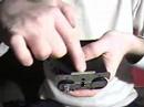 Loading film into a Hasselblad back Loading film into a Hasselblad back