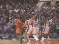 Nate Robinson Blocks Yao Ming and Yao ming is crying
