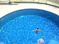 segundo salto con la mortal invertida con vista desde el trampolin de 10 mts grabado desde el trampolin de 10 mts en la normal de educacion fisica campus morelia.