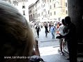 Tom Hanks helps the bride on the set of