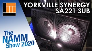 L&M @ NAMM 2020: Yorkville Synergy SA221 Subwoofer