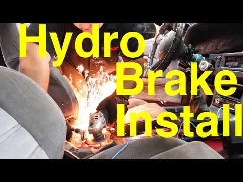 How to Install a Hydraulic handbrake | e-brake | 1jz Supra