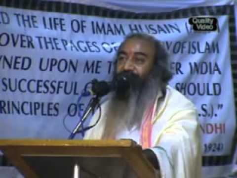 imam hussain - acharya pramod krishanan FOLLOWER OF bajran bali on Hussain Day in Banglore India 2011-2012.