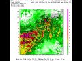WRF Model Output: Total Precipitation Simulation