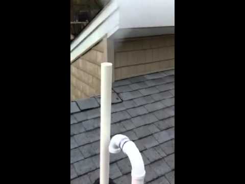 how to vent furnace through roof