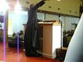 Suffragan Bishop Leon E Parker preachin Sunday Mornin Part 1