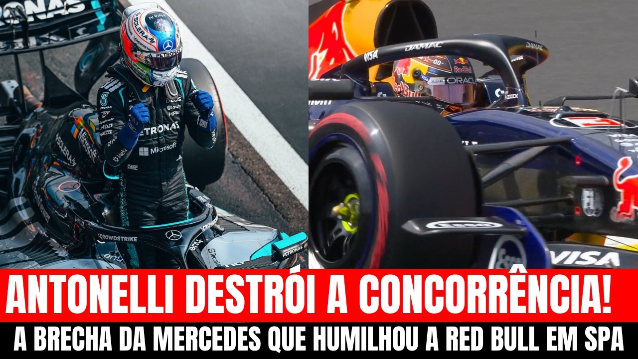 GP DA BÉLGICA: Como Kimi Antonelli Venceu Max Verstappen na Classificação