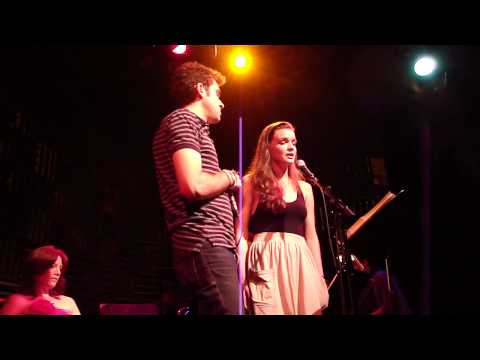 Jennifer Damiano and Adam Chanler-Berat singing Without You at Joe's Pub