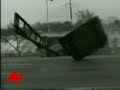 Raw Video: Winds Cause Mexico Bus Crash