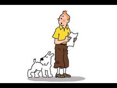 how to draw tintin