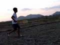 tennis game in the ricefield