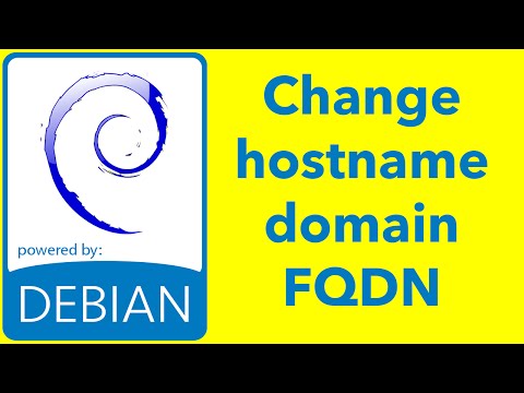 how to set fqdn debian