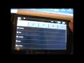 Test Du Système De La Tablette Tactlile Archos 5 Internet Tablet