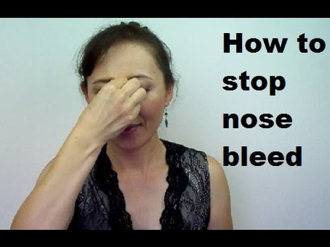 how to avoid nose bleeds