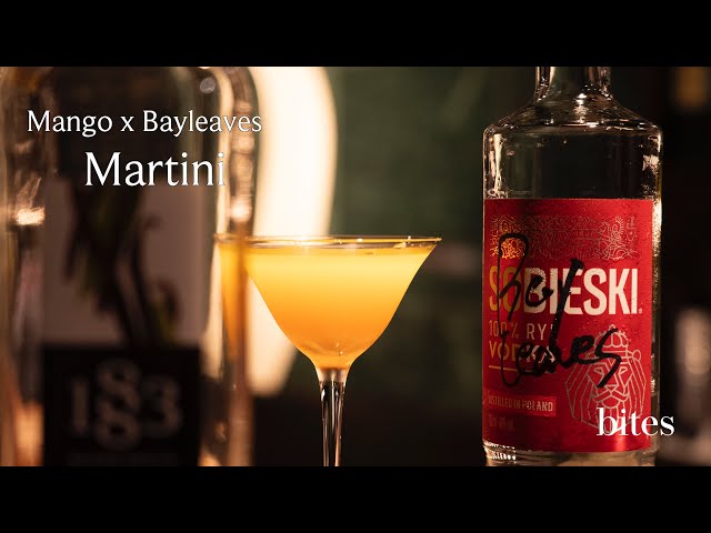 Mango x Bayleaves Martini / 宮崎産マンゴーと月桂樹のマティーニ