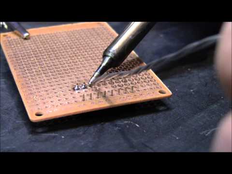 How to solder - Beginner tips on good soldering technique. To learn more about electronics visit: http://www.electronhacks.com/