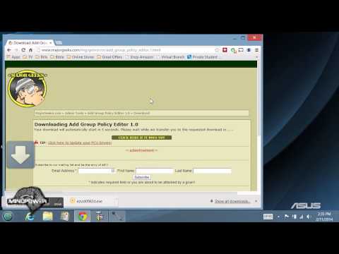how to open local group policy editor
