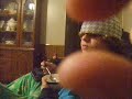 squeezin donnys fart juices outta his head :P