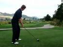 Ernie Els swing close up
