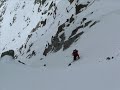 Aiguille Verte - skiing Whymper couloir Aiguille Verte - skiing Whymper couloir