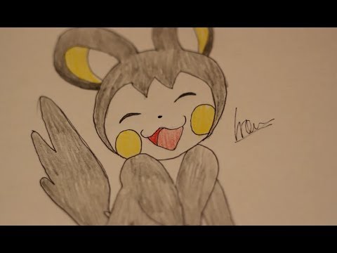 how to draw emolga