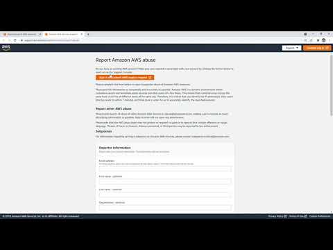 CLF-C01 — AWS Abuse Report Follow Along