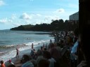 Red Arrows winding up the Dawlish Crowd Red Arrows winding up the Dawlish Crowd