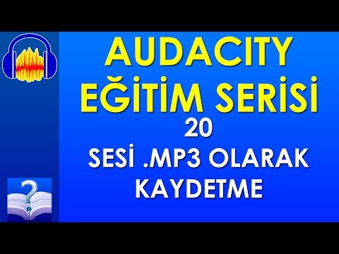 Download Audacity 20 - Sesi .mp3 Olarak Kaydetme Audacity 20 - Sesi .mp3 Olarak Kaydetme