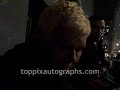toppixautographs.com Judi Dench signed autographs fans at the Nine Screening and Q  A in New York City. For authentic autographed memorabilia of Judi Dench and other celebrities, check out TopPix Autographs at http