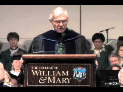 W&M commencement 2013: Reveley's closing remarks