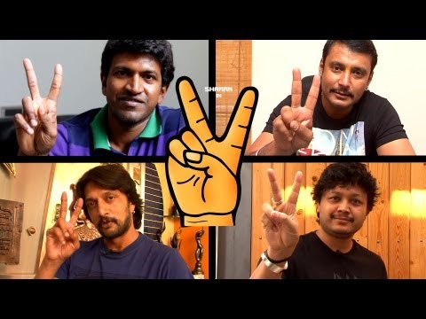 Khali Quater Stars Special - VICTORY Kannada Feat. DARSHAN, PUNEETH, SUDEEP, GANESH, PREM ........