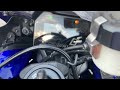 ヤマハ YZF-R7 YZF-R7 2022年モデル オーバーレーシングマフラー パフォーマンスダンパー フェン