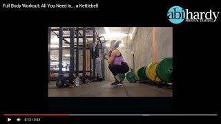 Full Body Workout - All you need is... a Kettlebell!
