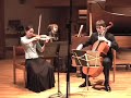 Biarritz Trio playing Dumky Trio, Op. 90 by Dvorak