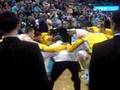 2008-12-22 | UCLA Basketball Pre-Game Ritual ~> Lorenzo Mata-Real is usually in the center of this circle before every UCLA game at home. Who knows what he is saying or ... (00:23)