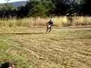 Julies first dirt bike ride 
