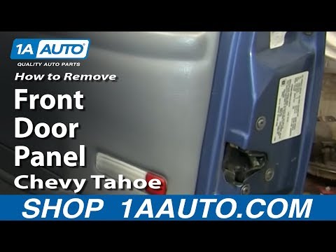 how to remove door panel on yukon xl