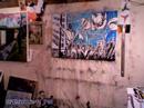 oil painting w/ T.S.PEW (CITY and POPPIES #2) fast