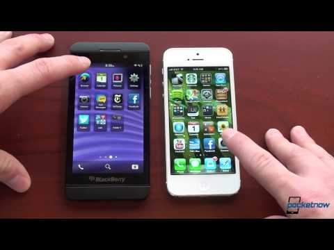 iPhone 5 vs. BlackBerry Z10