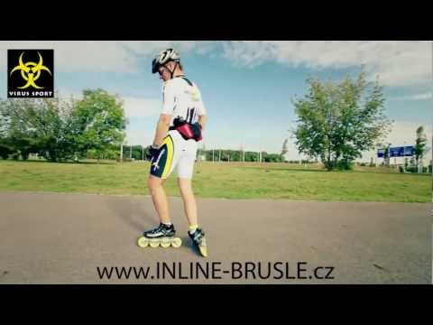 inline - Jak brzdit, zabrzdit a tedy zastavit na kolečkových inline bruslích. Návod na brzdění téčkem pro kolečkové inline brusle - T-stop. Popis dalších možností jak...