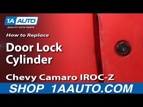 How To Install Replace Door Key lock Cylinder 82-92 Chevy Camaro Iroc-z Pontiac Firebird 1AAuto.com