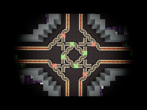 how to make a t intersection minecraft