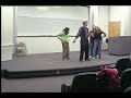 Konfetti and Lanky Kittens perform a game of Moveable People with some help from two audience members.In Moveable People, the performers are unable to move themselves, relying on the audience participants to provide the action for their scene.Opening Suggestion: Monkey and Organ Grinder