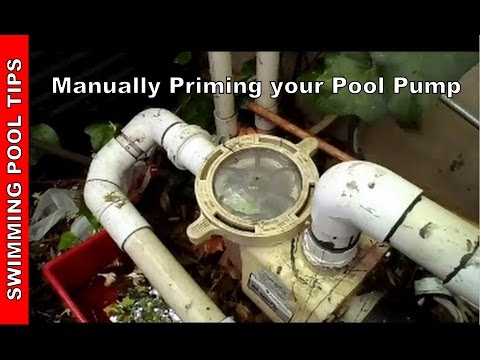 how to bleed swimming pool pump