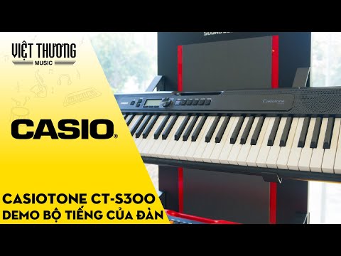 Demo bộ tiếng trên đàn organ Casiotone CT-S300