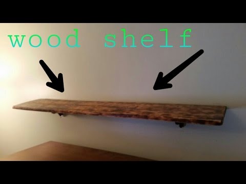 how to build floating shelves