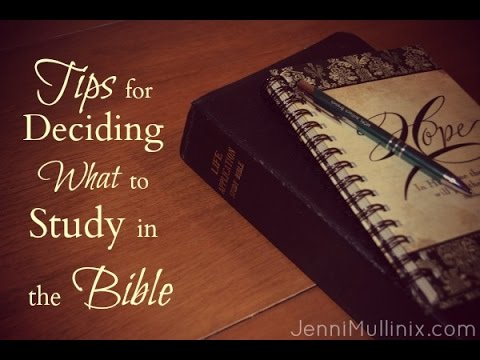 how to decide what to study