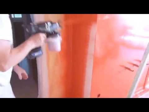 Graco Airless - trabajo realizado : masillado de paredes ( quitar estucado gotele) aplicacion de fondo para estuco .