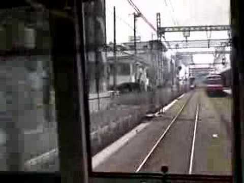 京浜急行　快特　京急川崎　から　横浜