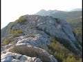 Climbing to the Velinac in massif of Velebit from hamlet of Budaci. It has 1 h walk to the top and prize is amazing view on Karlobag Riviera and island of Pag on the other side of canal. During the whole time we had a company of one lovley dog (breed of Sarplaninac) from the hamlet.